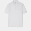 Weymouth Washed Effect Polo Shirt In White